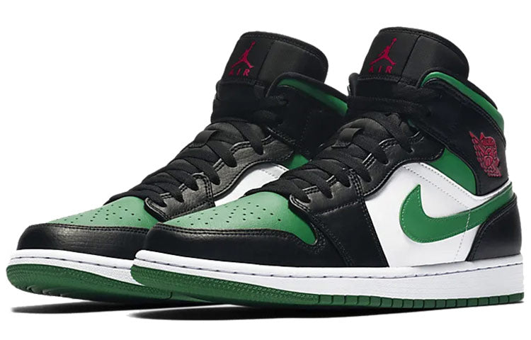 Air Jordan 1 Mid  Green Toe