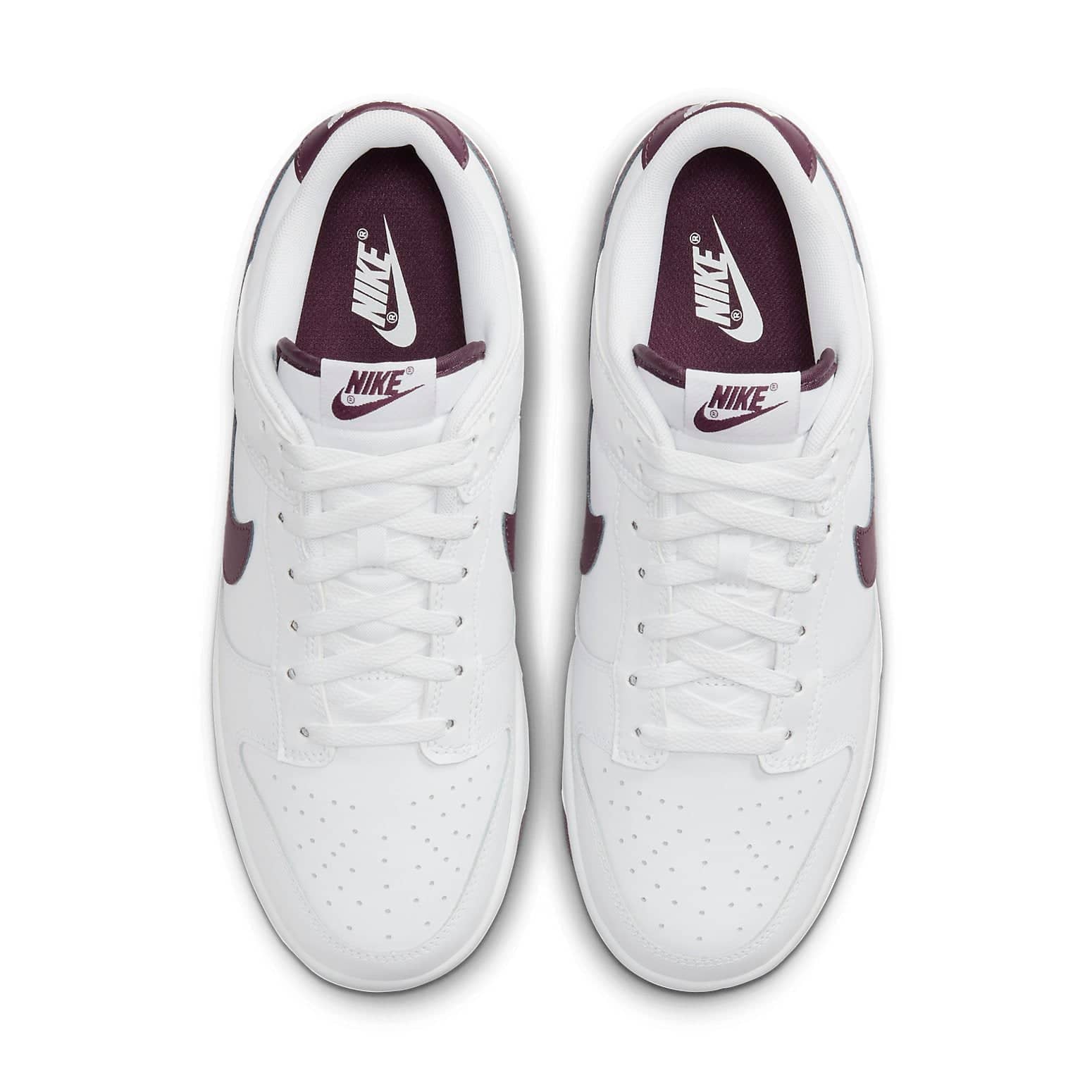 Nike Dunk Low Retro  White Night Maroon