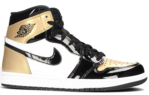 Air Jordan 1 Top3 Gold Toe  Black Gold