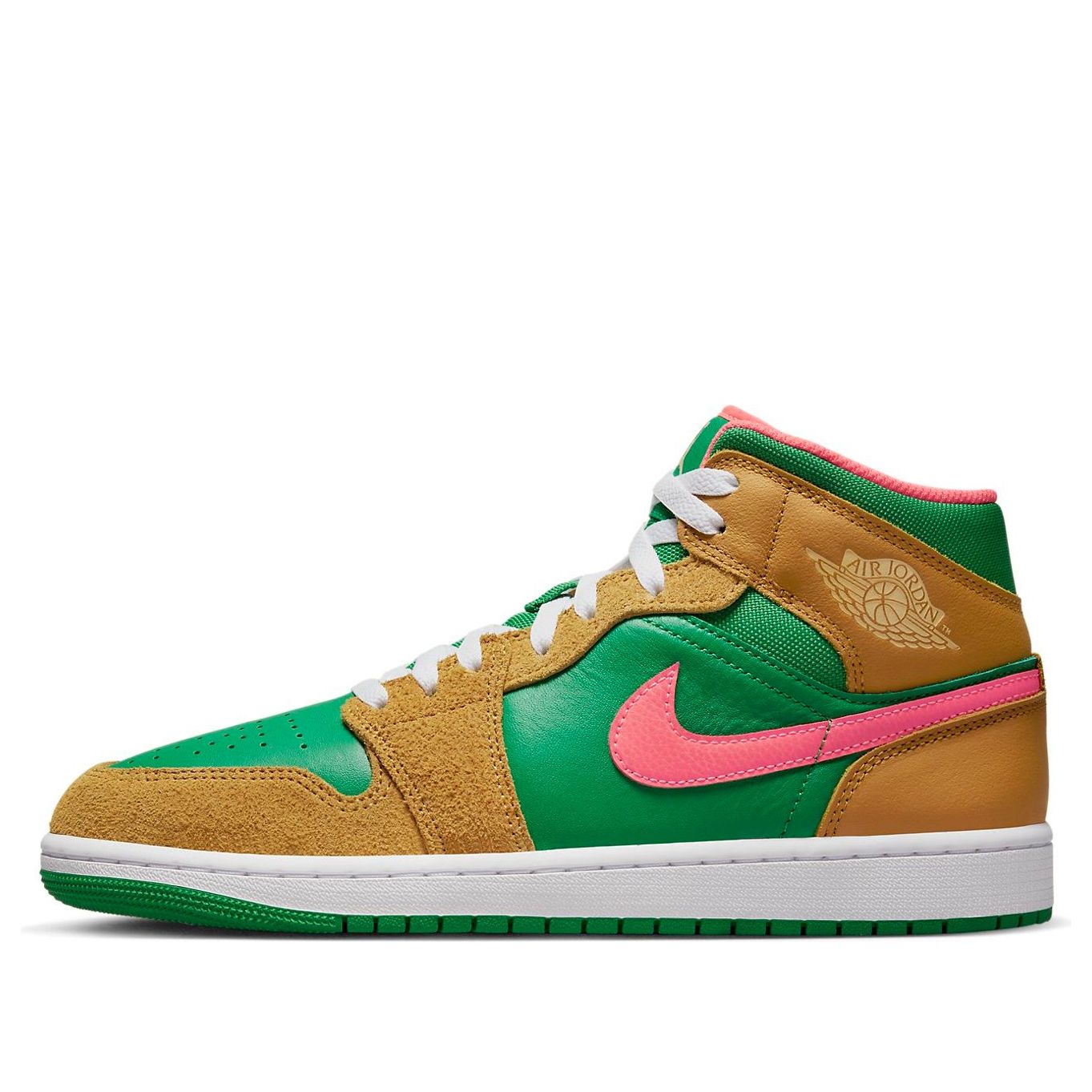 Jordan Air Jordan 1 Mid Wheat Watermelon