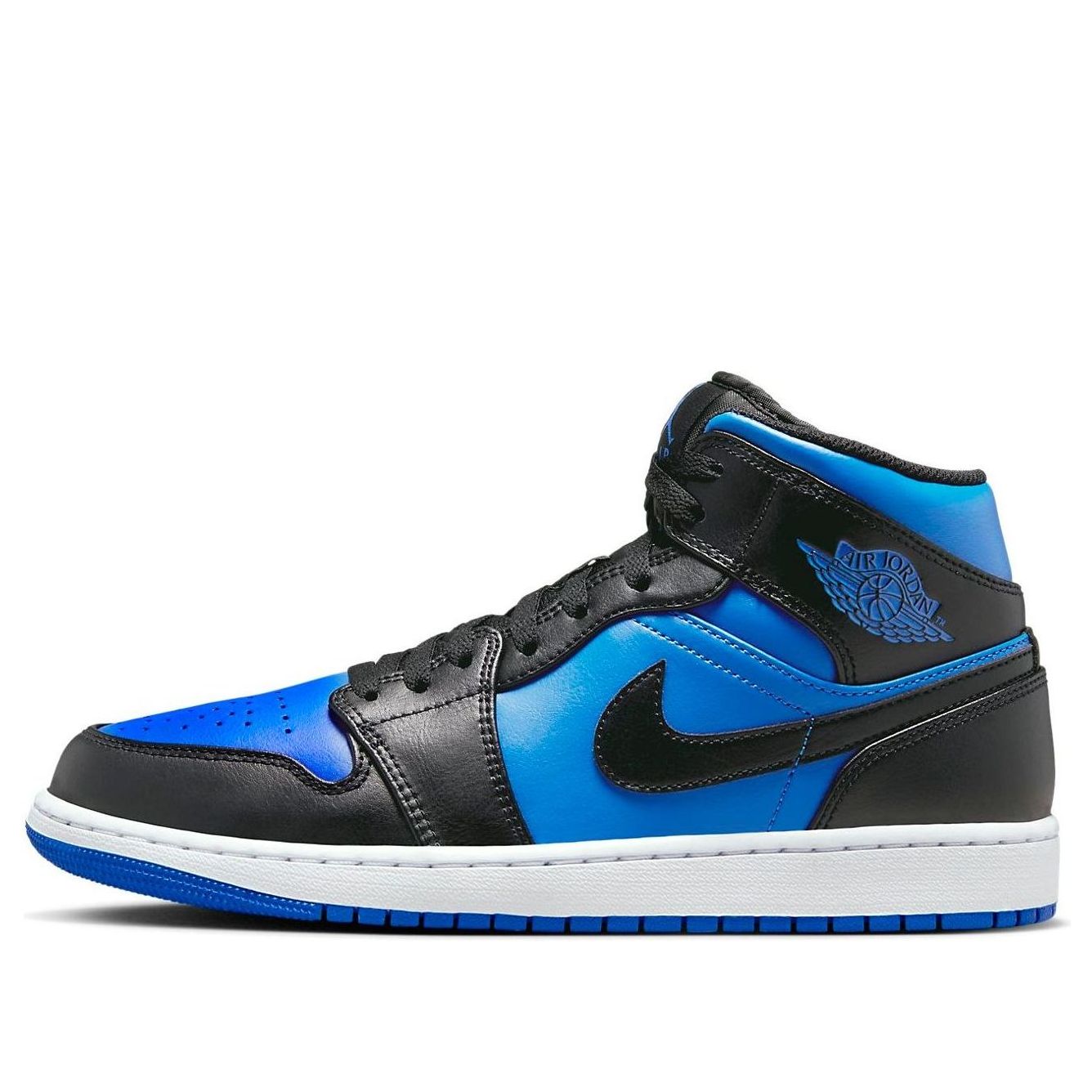 Air Jordan 1 Mid  Black Varsity Royal