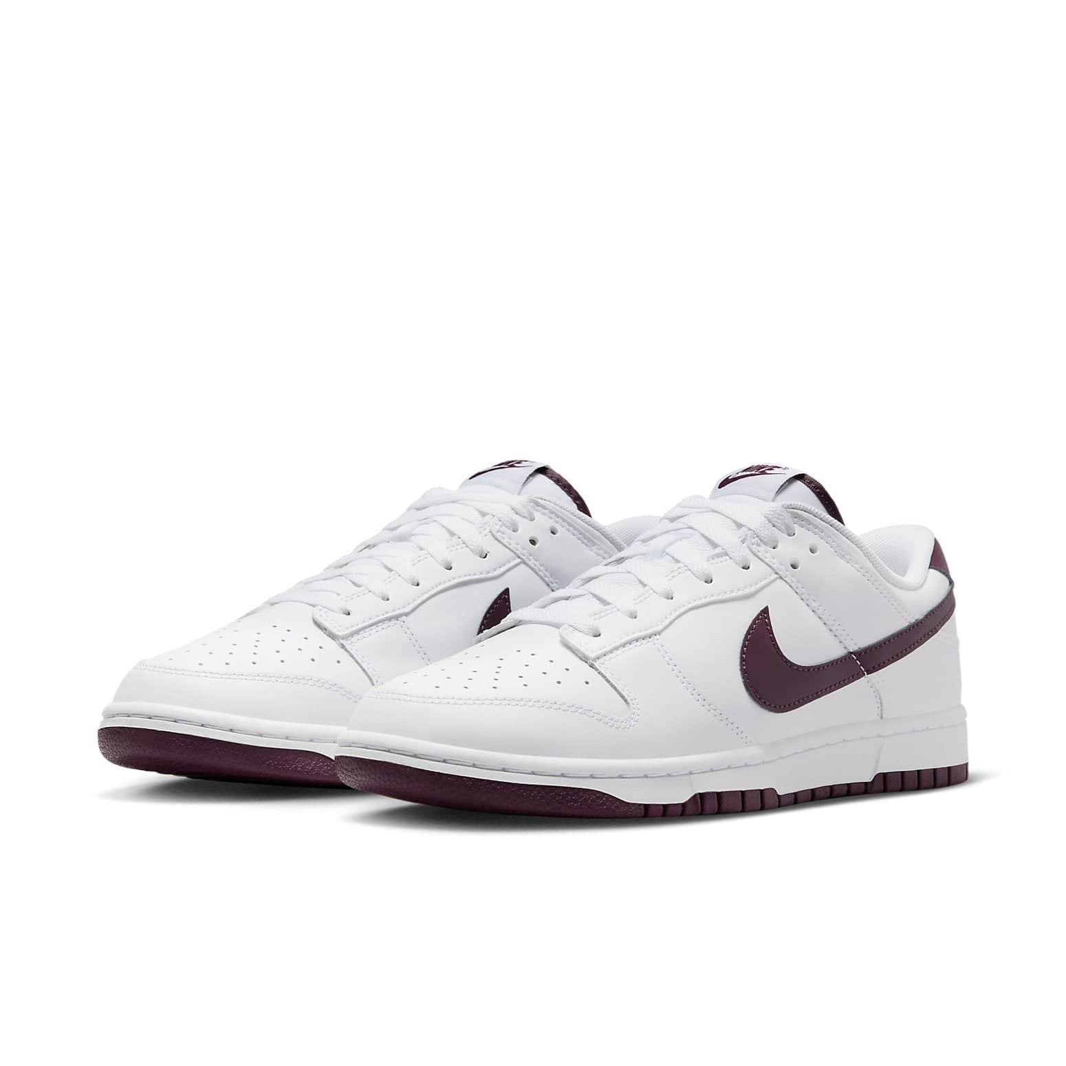 Nike Dunk Low Retro  White Night Maroon