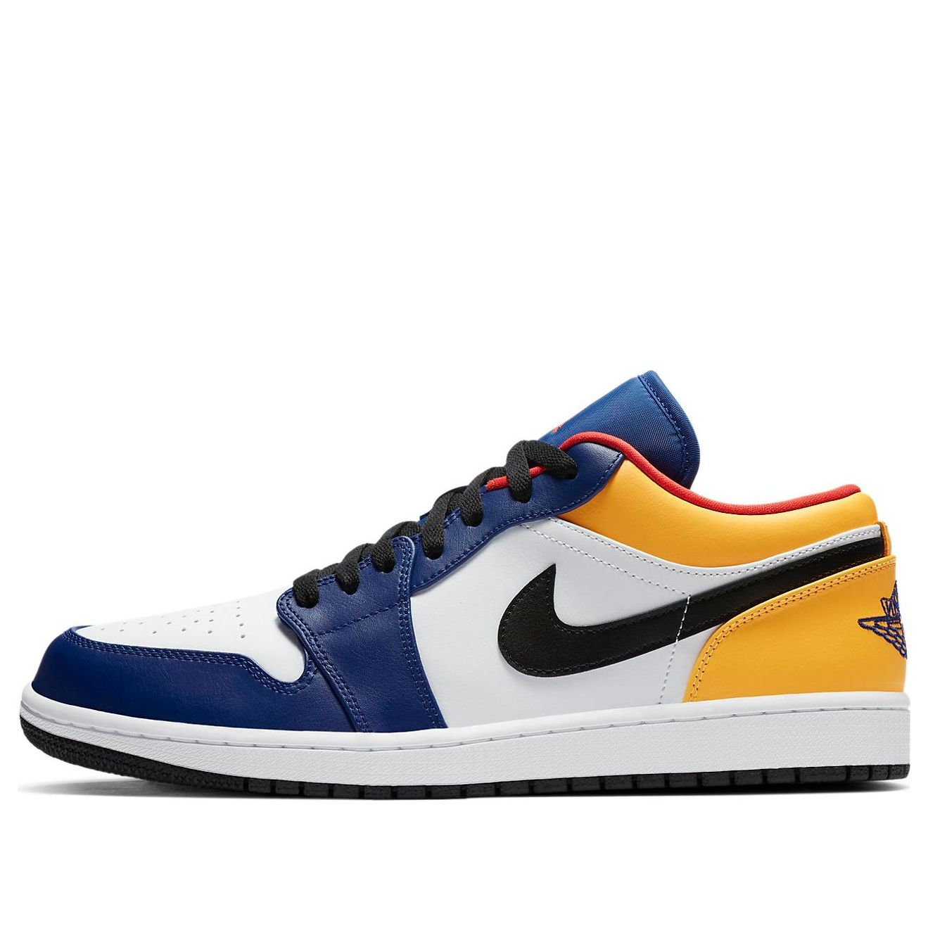 Air Jordan 1 Low  White Deep Royal Blue