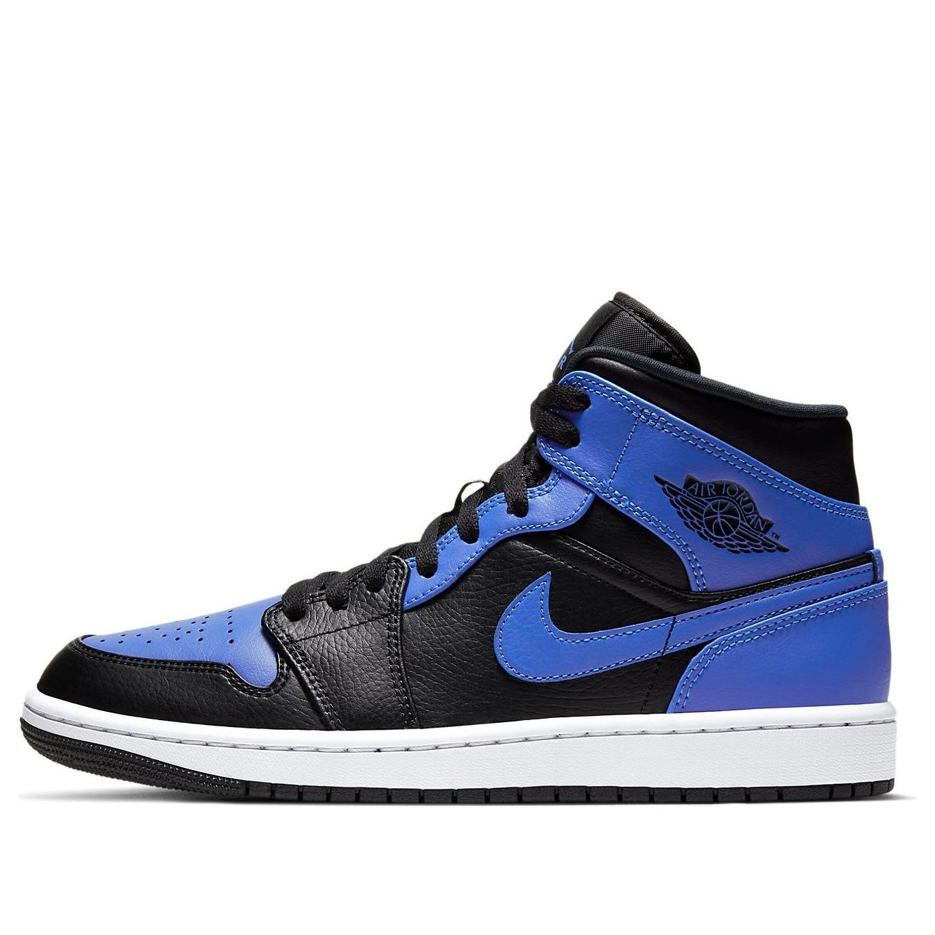 Air Jordan 1 Mid  Hyper Royal Black