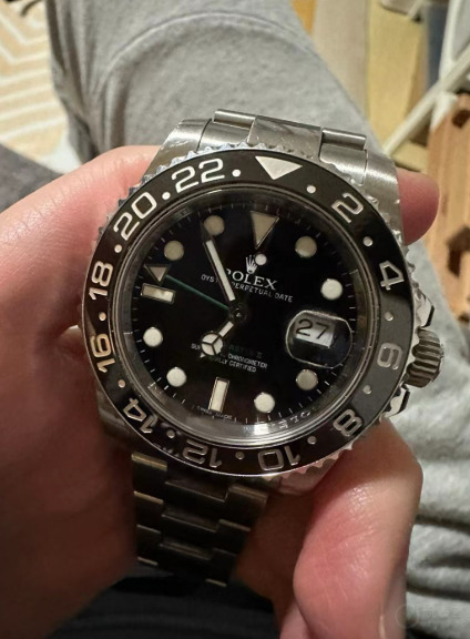 Rolex GMT-Master II 40mm 126710GRNR-0004 Black Dial Oyster Watch photo review