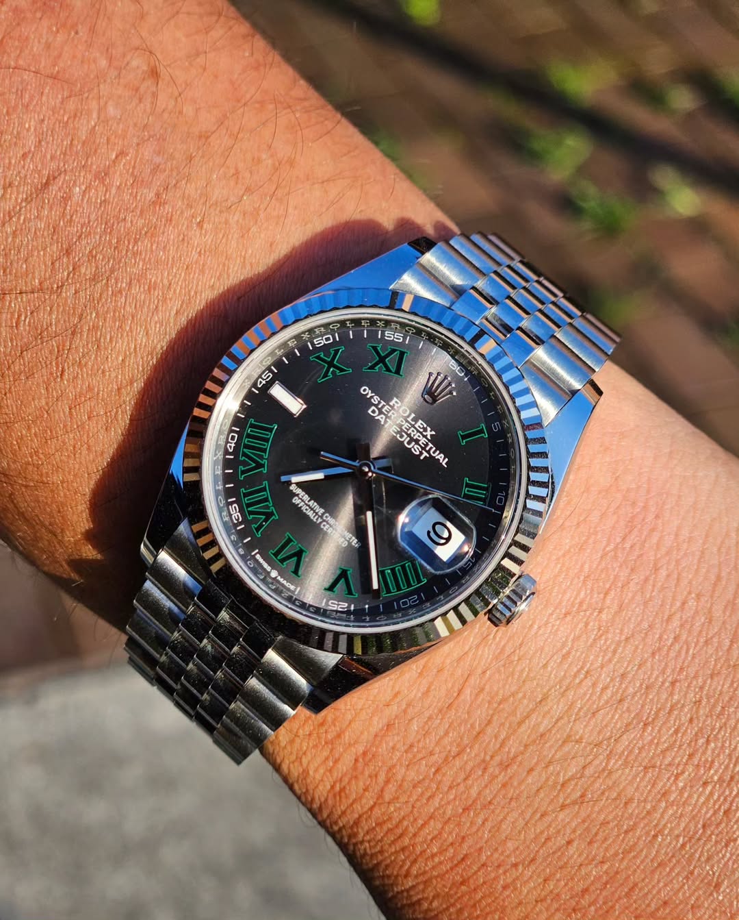 Rolex  Datejust 36mm 126234 Datejust Slate Roman Dial Jubilee Watch photo review