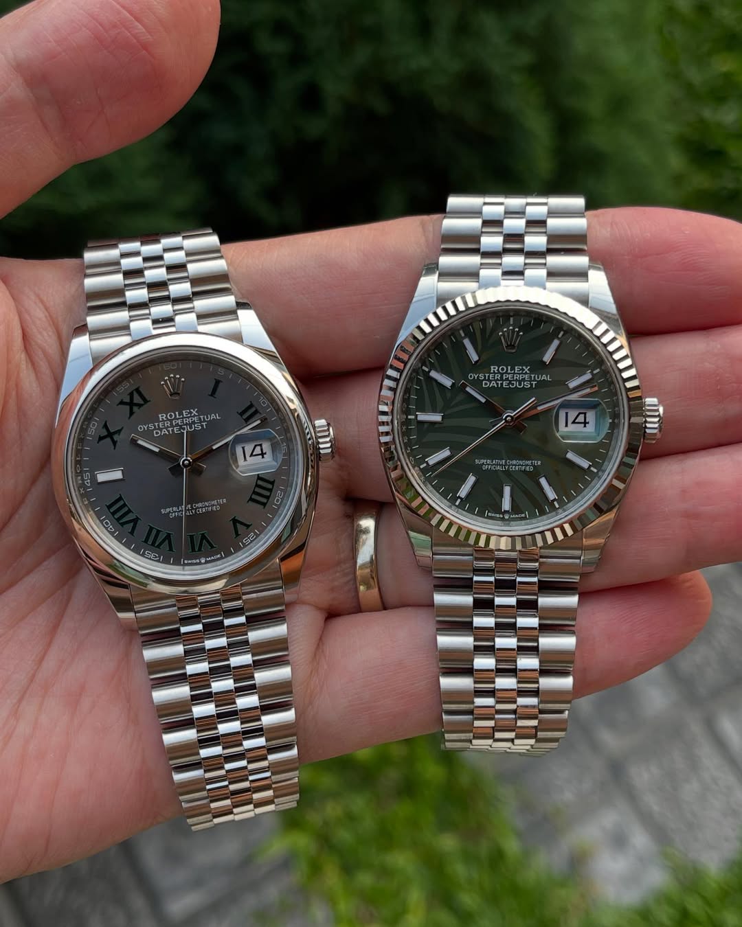 Rolex  Datejust 36mm 126234 Datejust Slate Roman Dial Jubilee Watch photo review