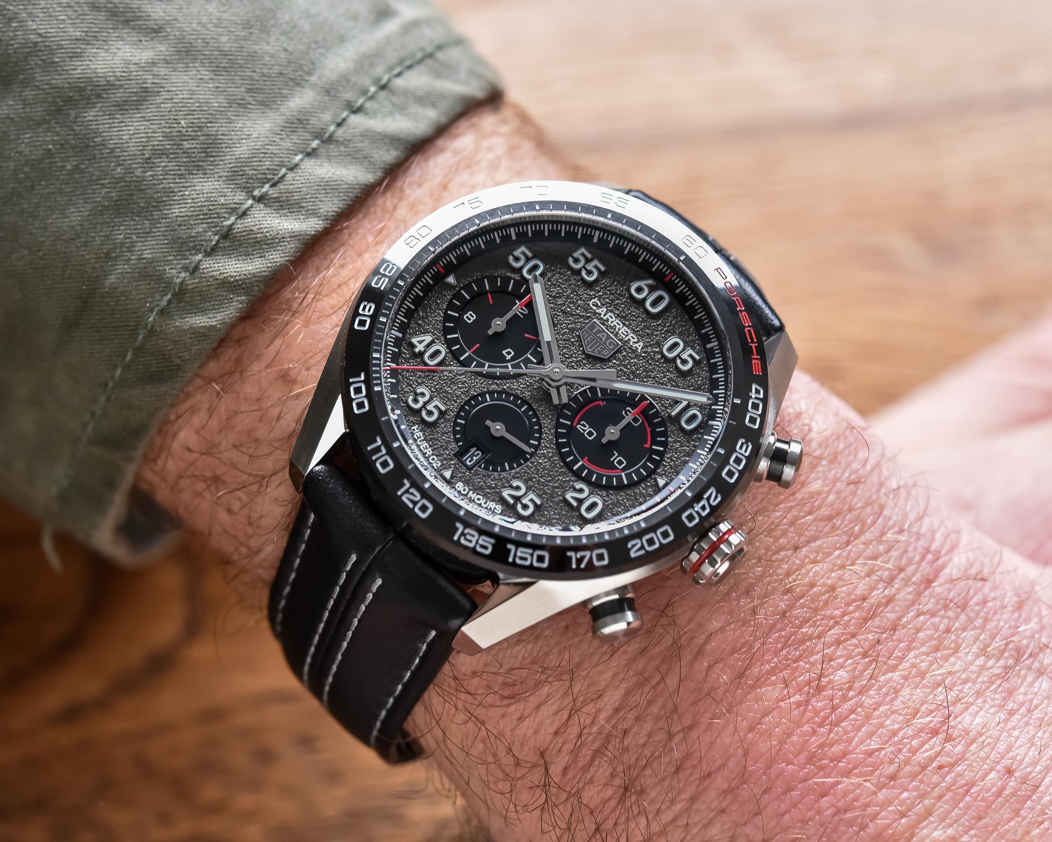 TAG Heuer Carrera Porsche Chronograph Special Edition 44 mm Calibre Heuer 02 Automatic CBN2A1F.FC6492 photo review