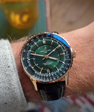 Breitling Navitimer Automatic GMT 41mm R32310251L1P1 photo review
