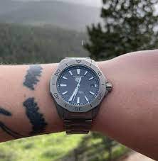 TAG Heuer Aquaracer Professional 200 Solargraph 40mm Mens Watch Titanium WBP1180.BF0000 photo review
