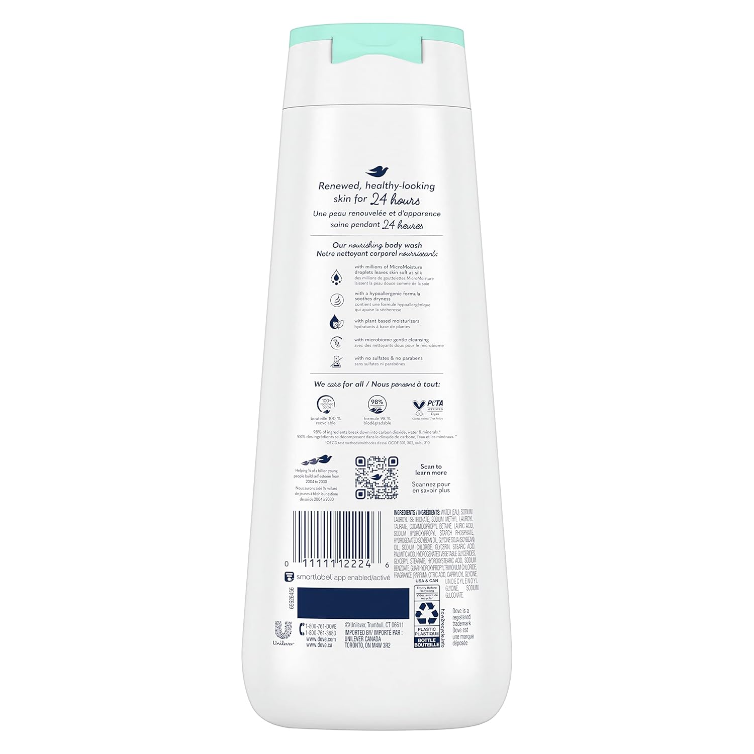 Dove Hypoallergenic Body Wash To Moisturize Sensitive Skin Body Wash For Sensitive Skin Sulfate And Paraben Free 34oz