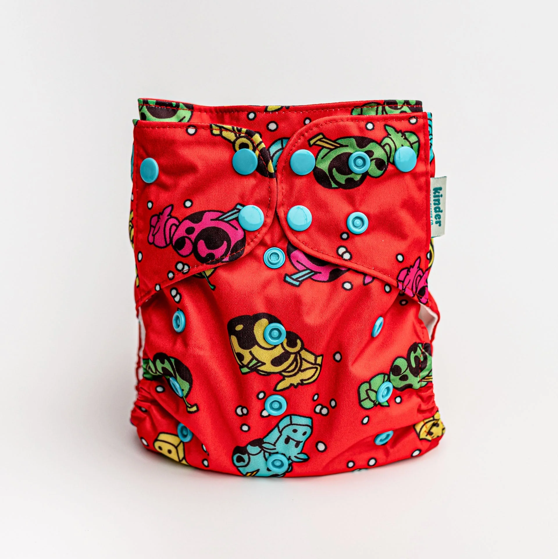 Kinder Cloth Diaper Co. Artist Collaborations Pocket Cloth Diaper with Athletic Wicking Jersey