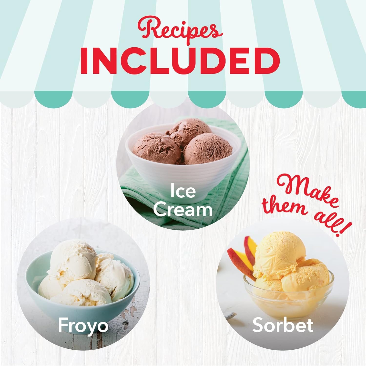 DASH My Pint Ice Cream Maker Machine (Aqua): Multi-Purpose Soft Serve Ice Cream Machine for Homemade Gelato, Sorbet, Frozen Yogurt, Includes Mixing Spoon, Easy to Clean and Store