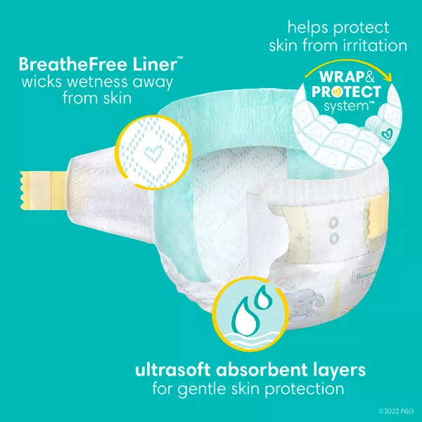 Pampers Swaddlers Active Baby Diaper Size 3-78 Count
