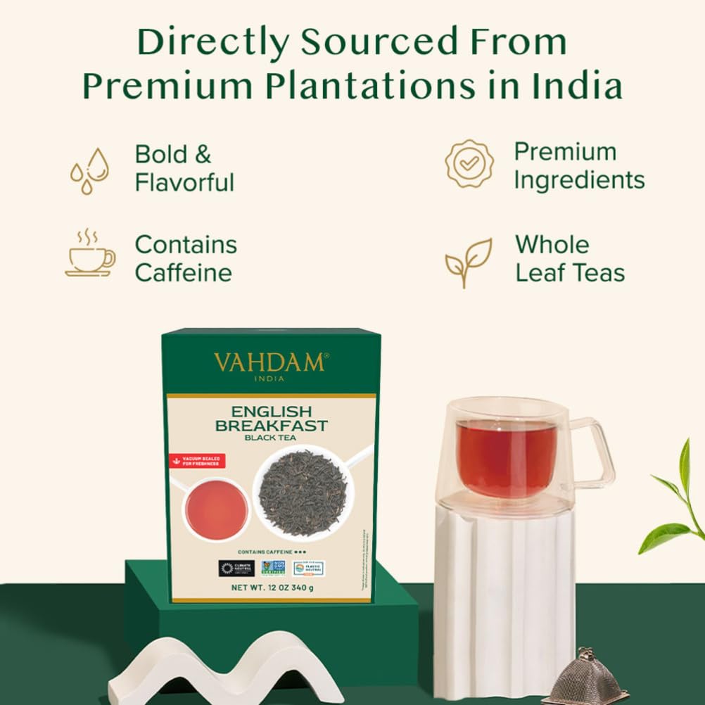 VAHDAM, Organic Turmeric Ginger Herbal Tea Bags (100 Pyramid Tea Bags) Caffeine Free, Non GMO, Gluten Free | 100% Pure Herbal Blend - Savory & Spicy | Plant-Based Tea Bags | Resealable Ziplock Pouch