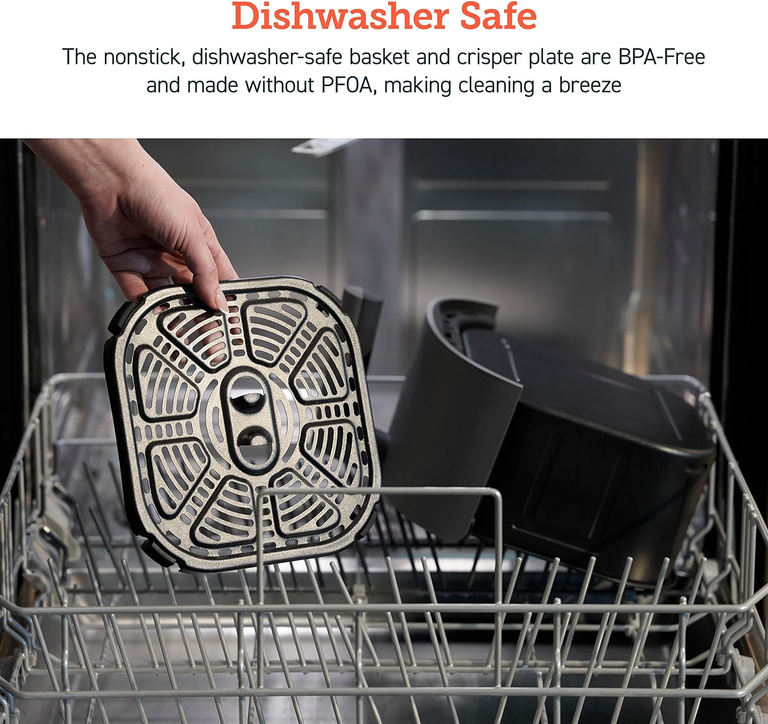 COSORI 2.1Qt Air Fryer, Small 4-in-1 Air Fryer Perfect for Simple Meals and Snack, Easy to Leftover Food to Crispy, 97% Less Oil, 30 In-App Recipes, Nonstick & Dishwasher Safe Basket