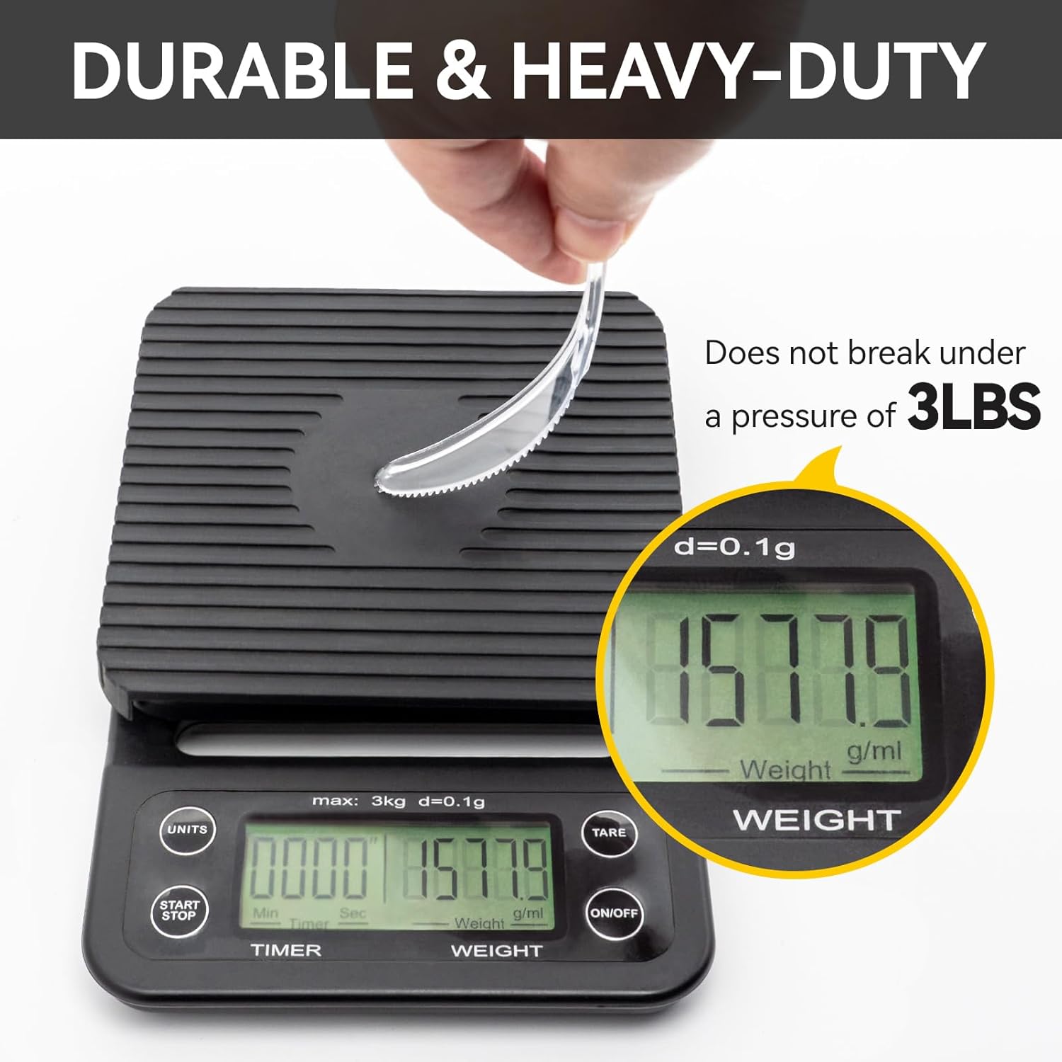 POSATE Heavy Weight Plastic Forks, Clear Disposable, 100 Count