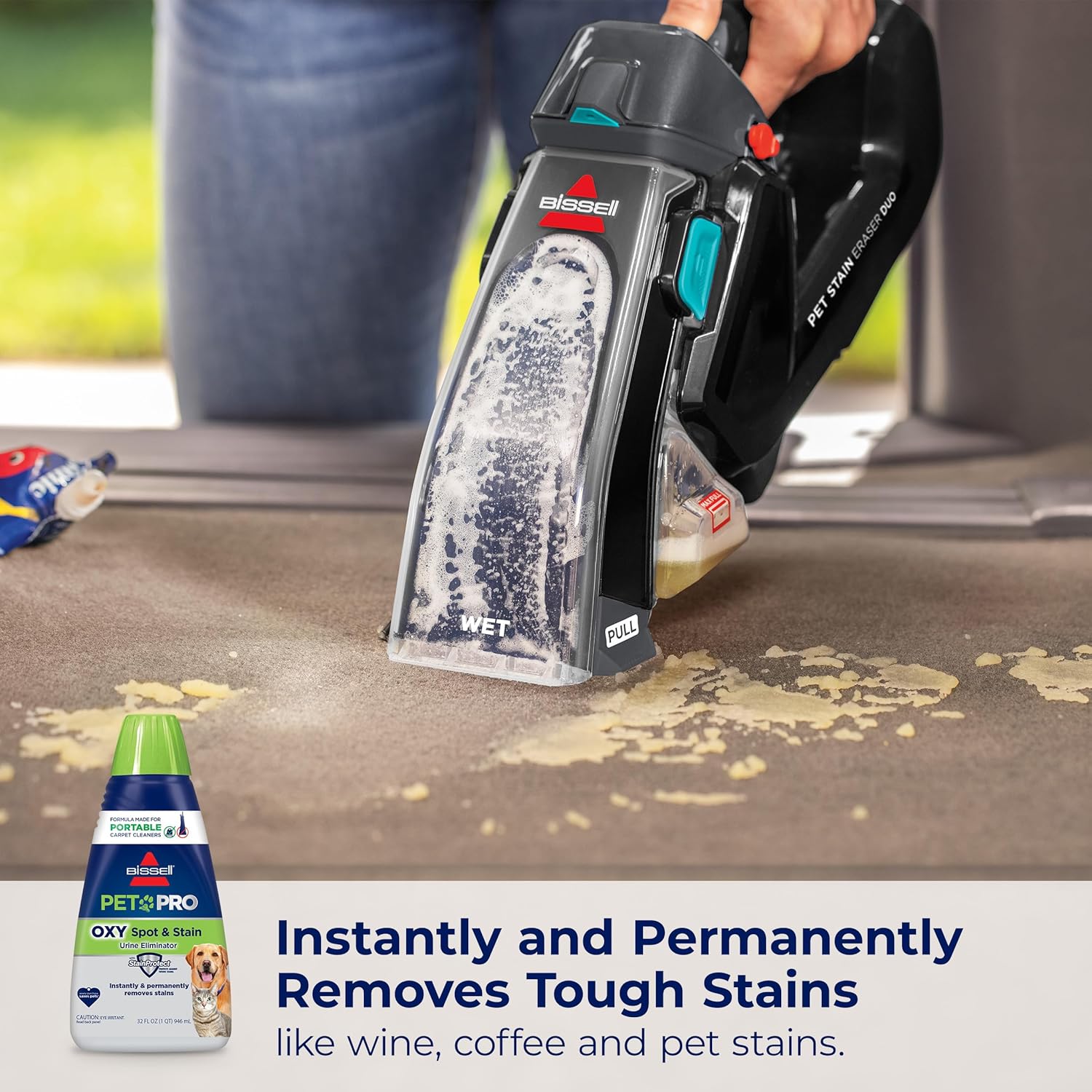 Bissell Professional Spot and Stain + Oxy Portable Machine Formula, 32 Fl Oz (Pack of 1)