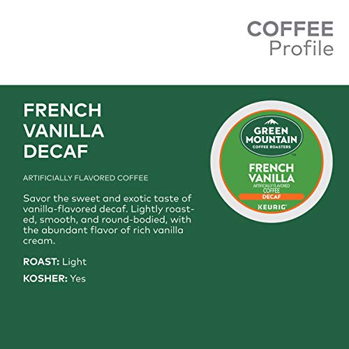 Green Mountain Coffee Roasters Caramel Vanilla Cream Keurig Single-Serve K-Cup pods, Light Roast Coffee, 72 Count (6 Packs of 12)