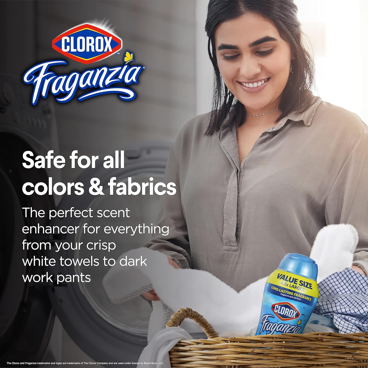 Clorox Fraganzia In-Wash Scent Booster Crystals in Ocean Scent, 18 Oz Twin Pack | Laundry Scent Booster Crystals | In-wash Scent Booster for Fresh Laundry in Ocean Scent 18 Ounce Twin Pack, 36oz