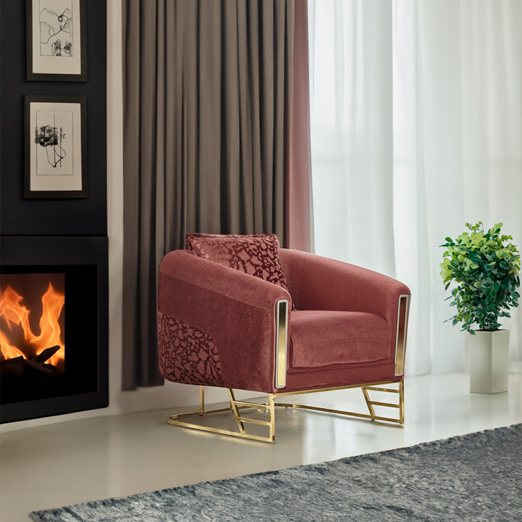 Ratni 4 - Piece Velvet Living Room Set