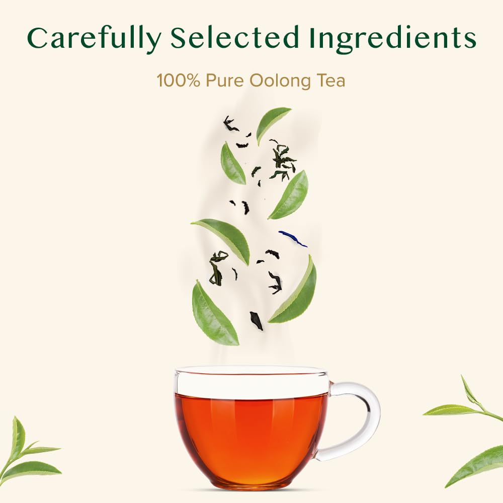VAHDAM, Organic Turmeric Ginger Herbal Tea Bags (100 Pyramid Tea Bags) Caffeine Free, Non GMO, Gluten Free | 100% Pure Herbal Blend - Savory & Spicy | Plant-Based Tea Bags | Resealable Ziplock Pouch