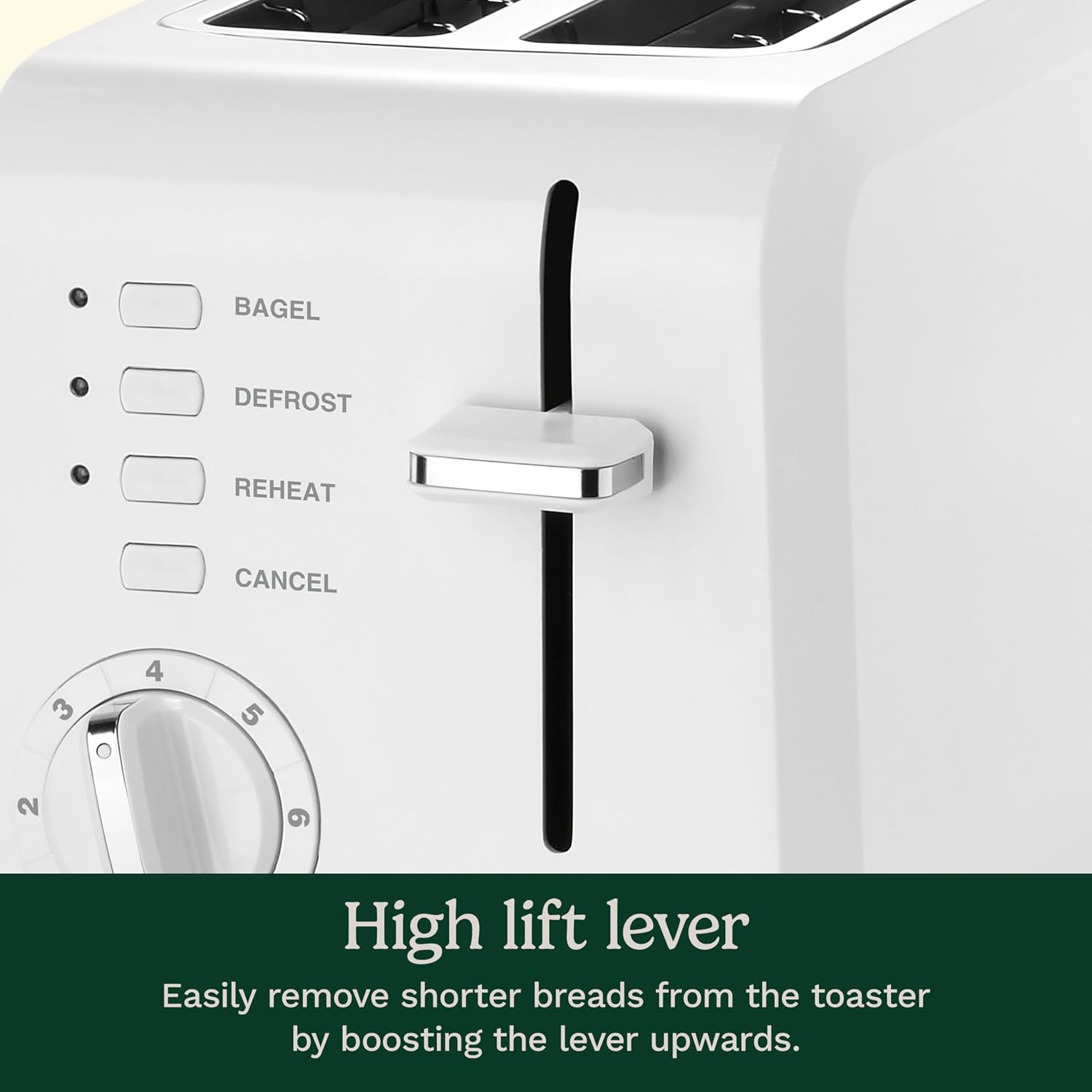 Cuisinart CPT-122BK 2-Slice Compact Plastic Toaster, Black