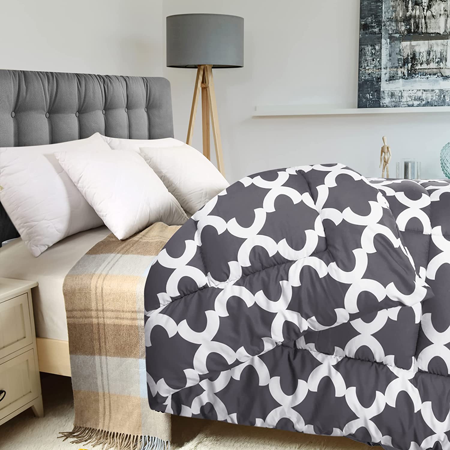 Couette 220x240 cm, Couette Chaud 370 GSM