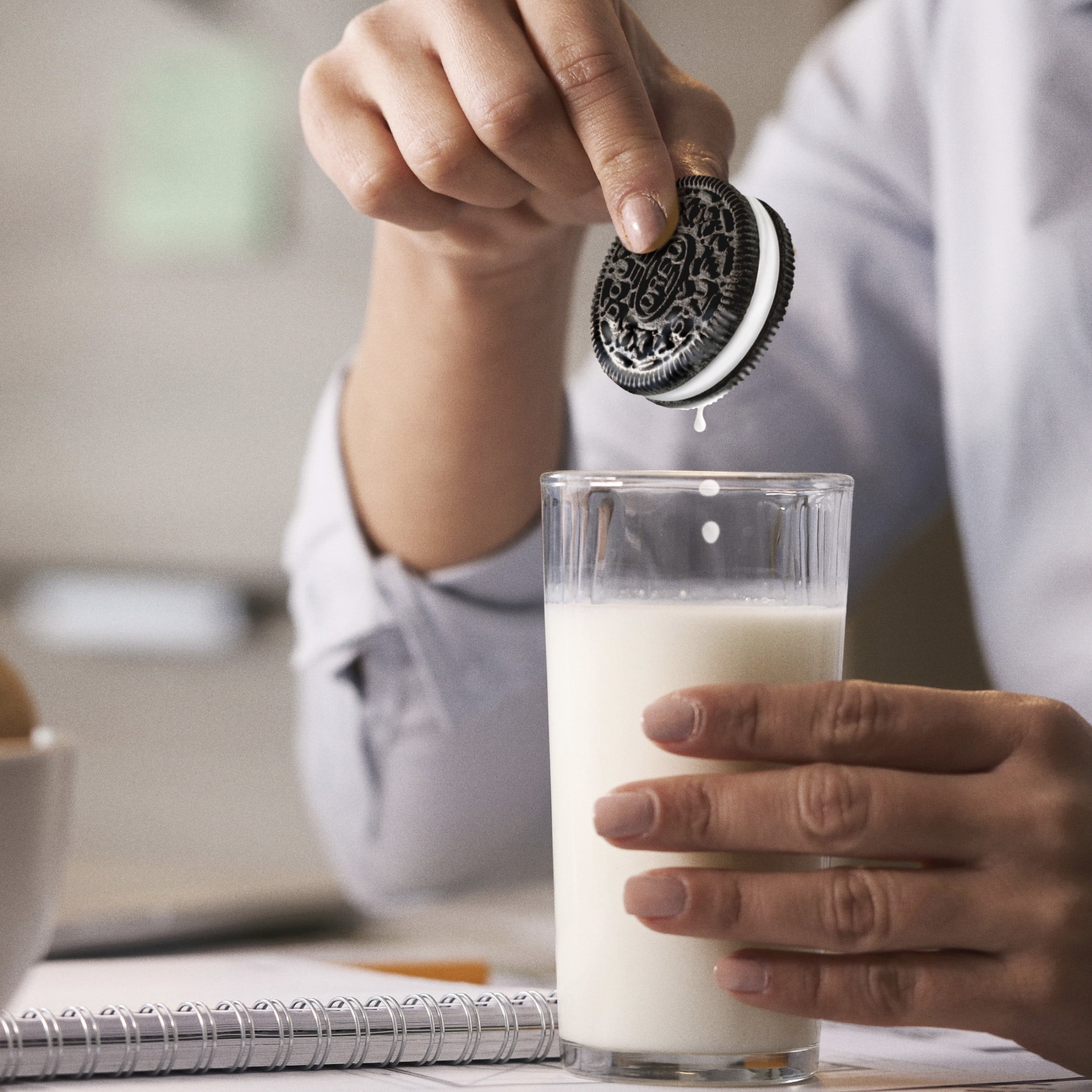 (3 pack) OREO Double Stuf Chocolate Sandwich Cookies, Family Size, 18.71 oz