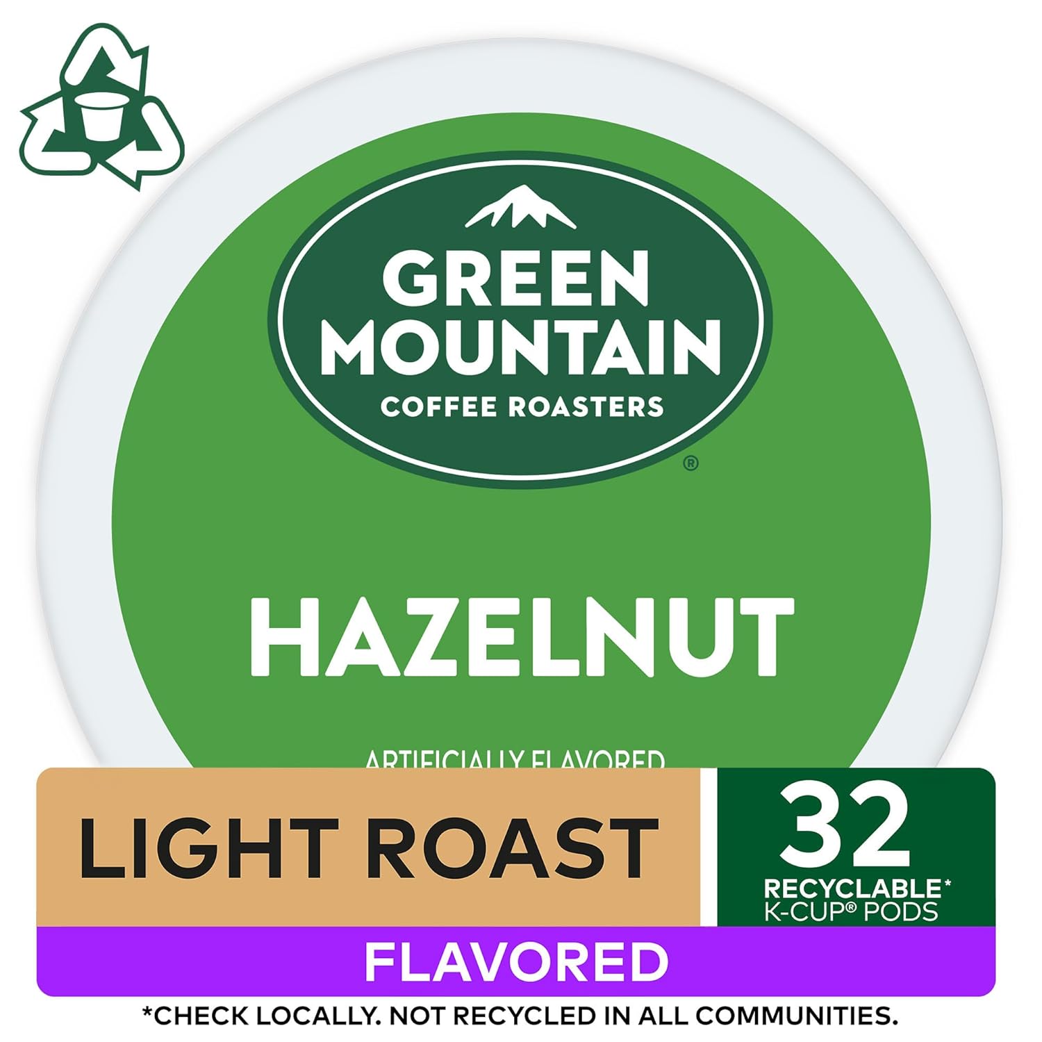 Green Mountain Coffee Roasters Caramel Vanilla Cream Keurig Single-Serve K-Cup pods, Light Roast Coffee, 72 Count (6 Packs of 12)