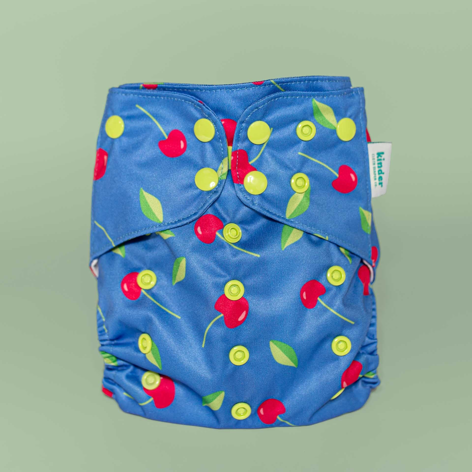 Kinder Cloth Diaper Co. Patterned Basics Pocket Cloth Diaper with Athletic Wicking Jersey