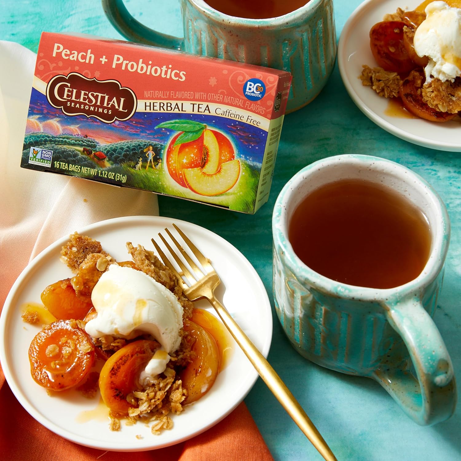 Celestial Seasonings Bengal Spice Herbal Tea, Caffeine Free, 20 Tea Bags Box, (Pack of 6)