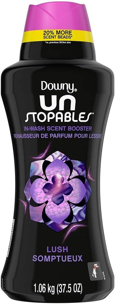 Downy Unstopables In Wash Scent Booster Beads, Fresh Scent, 24 oz, Downy Scent Booster Beads, Unstoppable Laundry Beads, Odor Protection