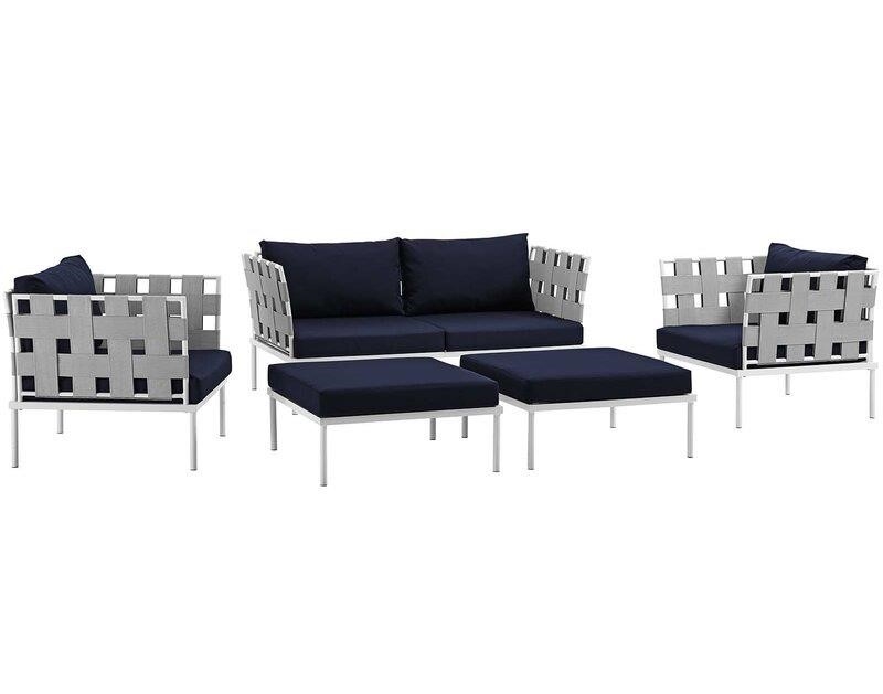 Finney 5 - Person Seating Group with Cushions