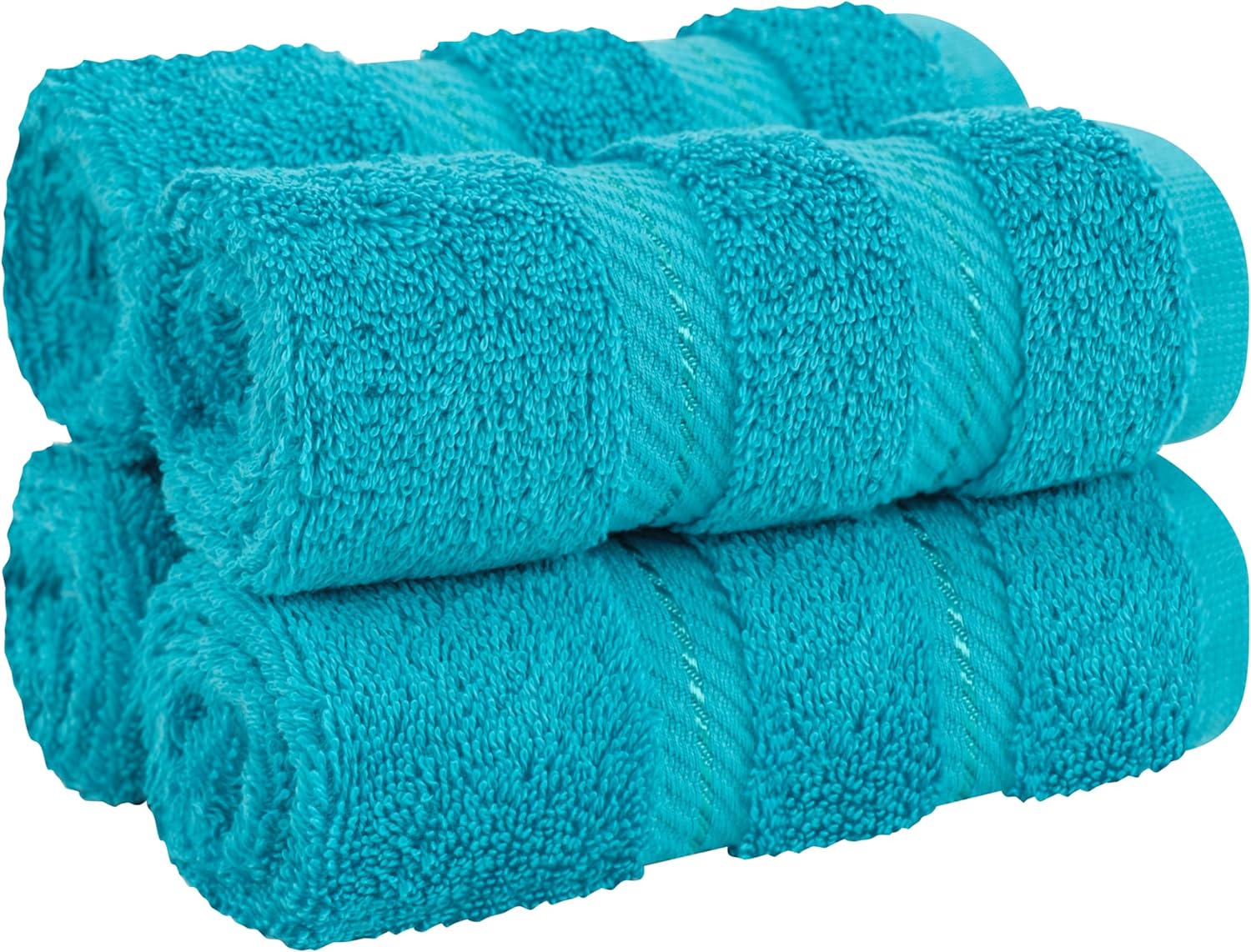 American Soft Linen Luxury 6 Piece Towel Set, 2 Bath Towels 2 Hand Towels 2 Washcloths, 100% Cotton Turkish Towels for Bathroom, Light Grey Towel Sets