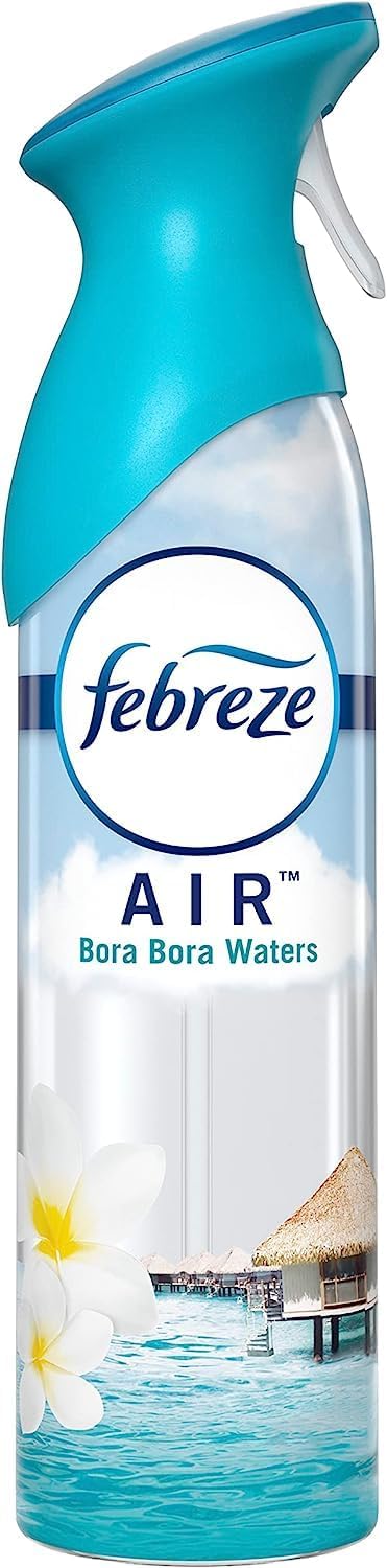 Febreze Air Freshener Spray, Linen & Sky, Odor Eliminator for Strong Odors, 8.8 Oz (2 Count)