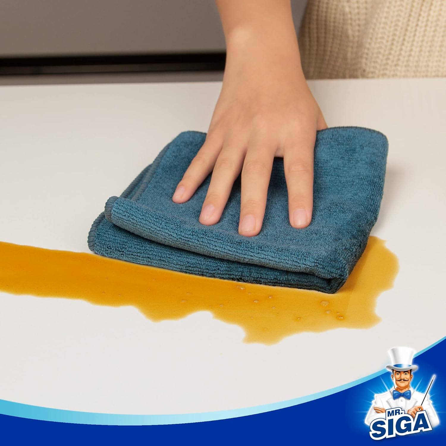 MR.SIGA Microfiber Cleaning Cloth,Pack of 12,Size:12.6