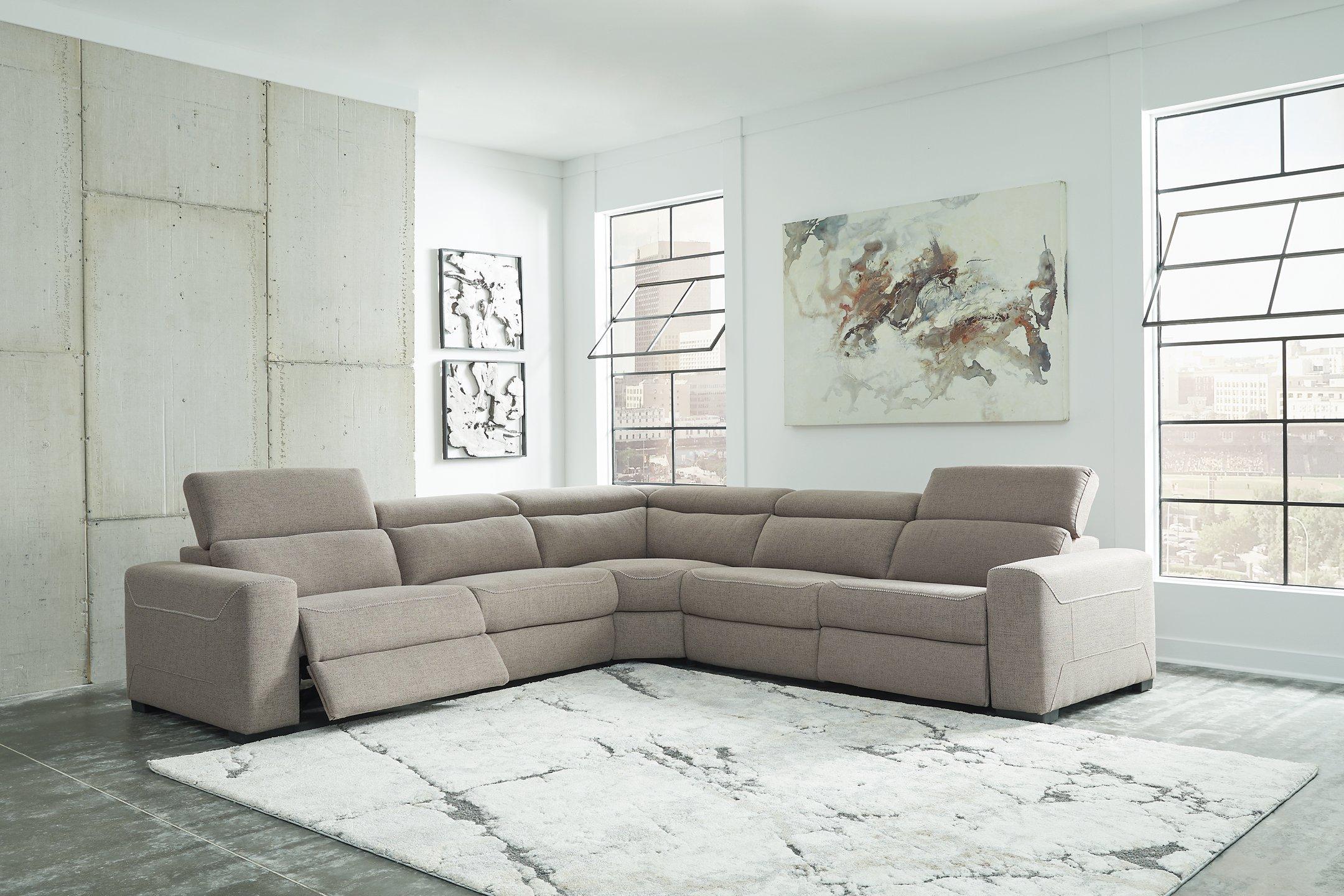 Mabton 5-Piece Power Reclining Sectional