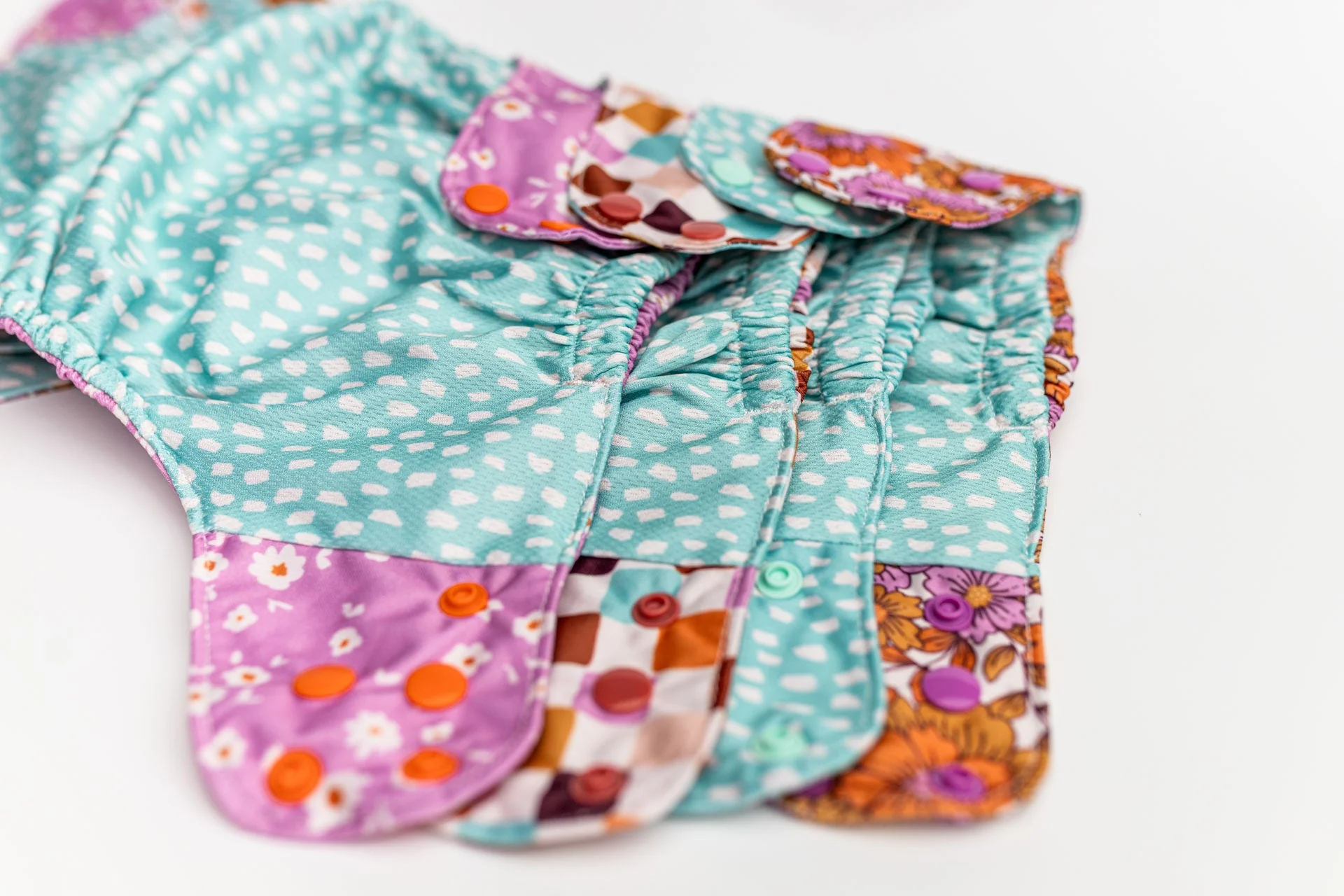 Kinder Cloth Diaper Co. Patterned Pocket Cloth Diaper with Athletic Wicking Jersey