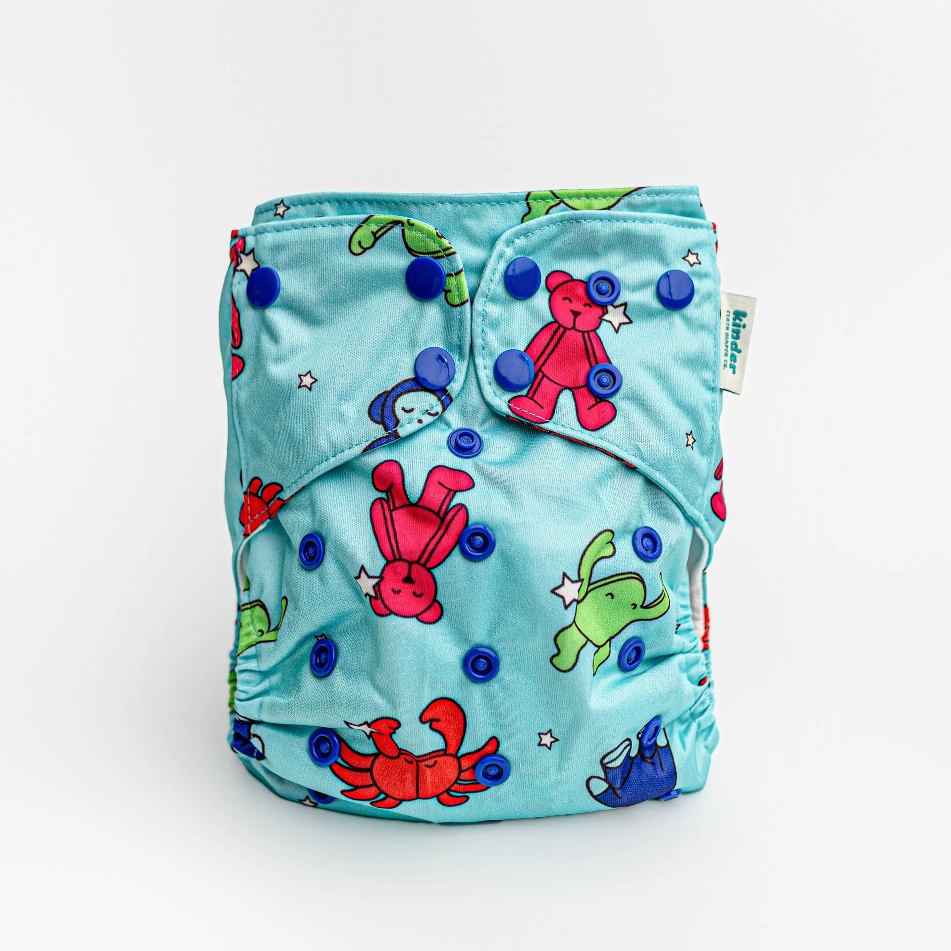 Kinder Cloth Diaper Co. Artist Collaborations Pocket Cloth Diaper with Athletic Wicking Jersey