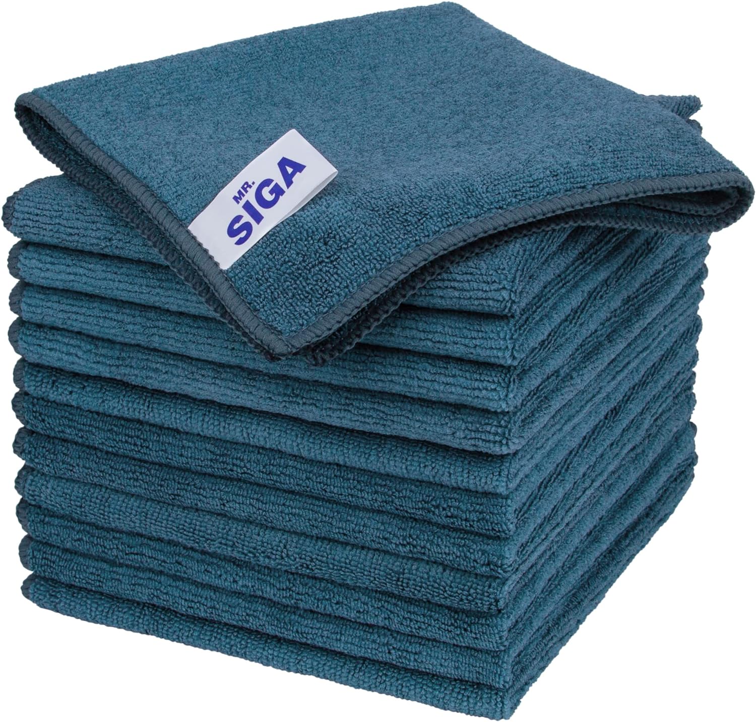 MR.SIGA Microfiber Cleaning Cloth,Pack of 12,Size:12.6