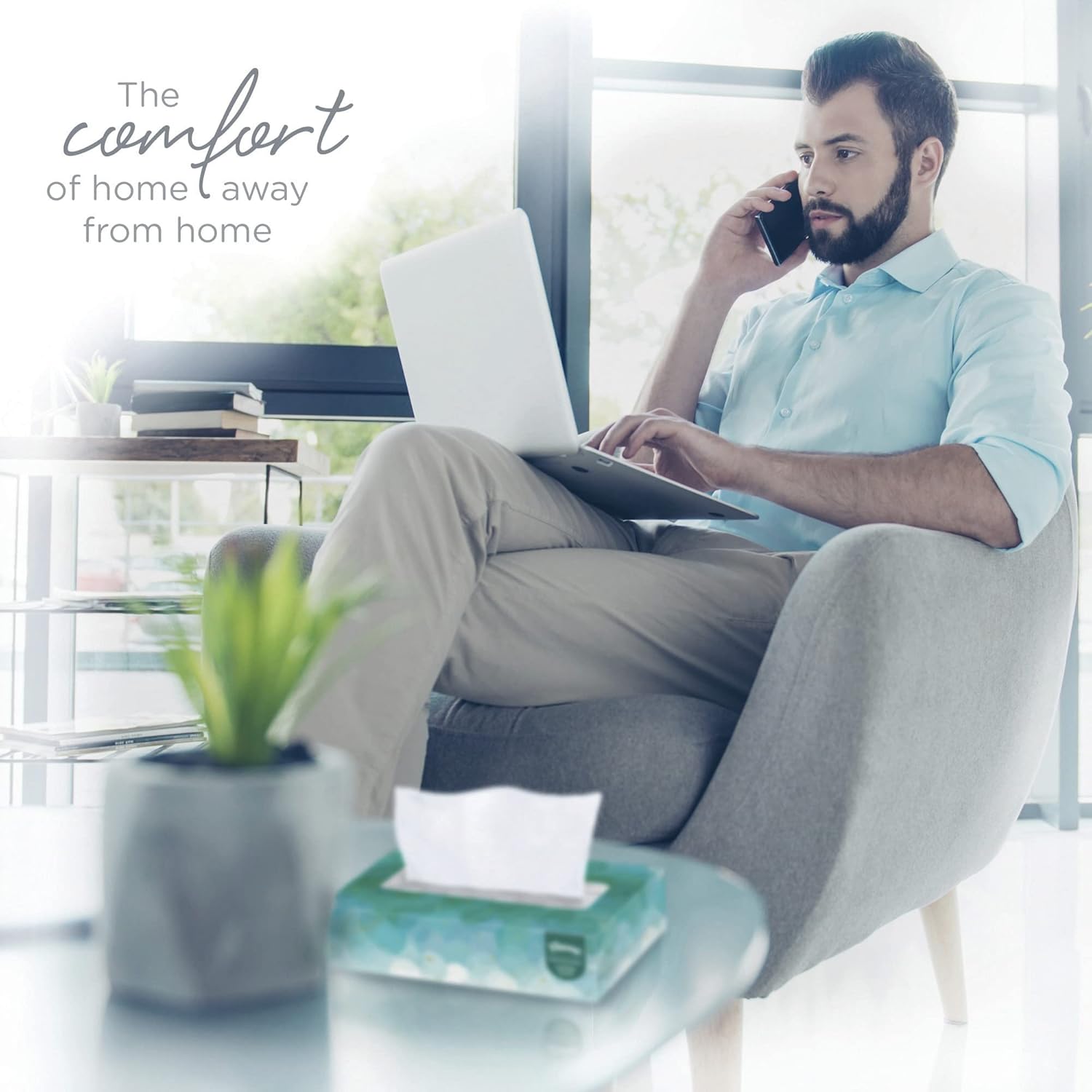 Kleenex® Professional Facial Tissues, Bulk (21271), 2-Ply, White, Upright Facial Tissue Cube Boxes for Business (90 Tissues/Box, 6 Bundles of 6 Boxes/Case, 36 Boxes/Case, 3,240 Tissues/Case)