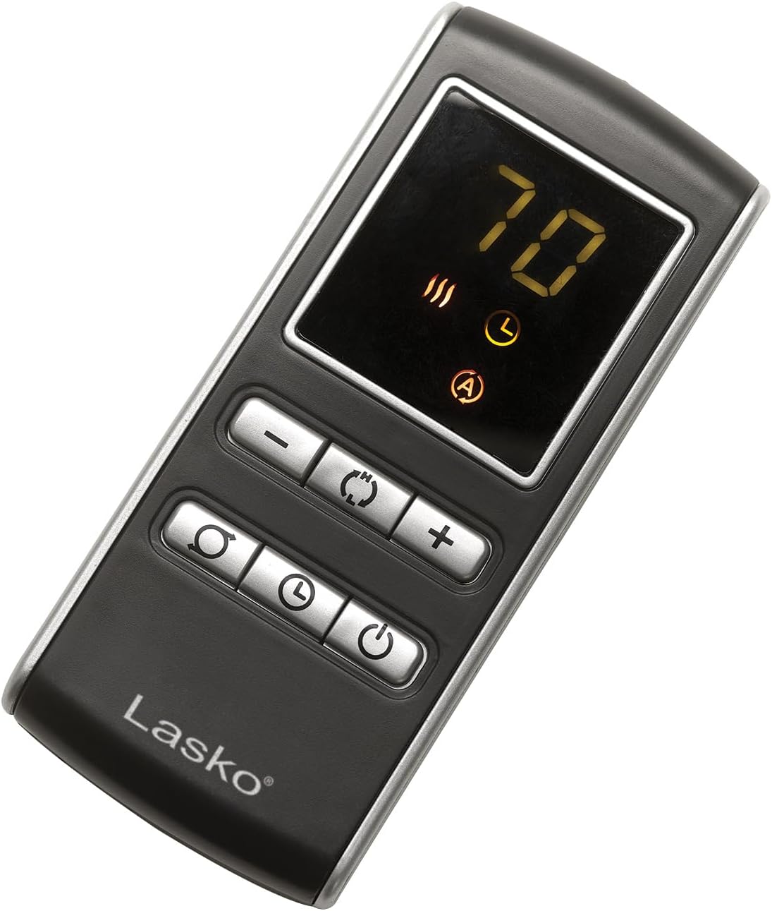 Lasko Oscillating Digital Ceramic Tower Heater for Large Rooms, with Adjustable Thermostat, Timer and Remote Control, 29 Inches, 1500W, Black, 5586