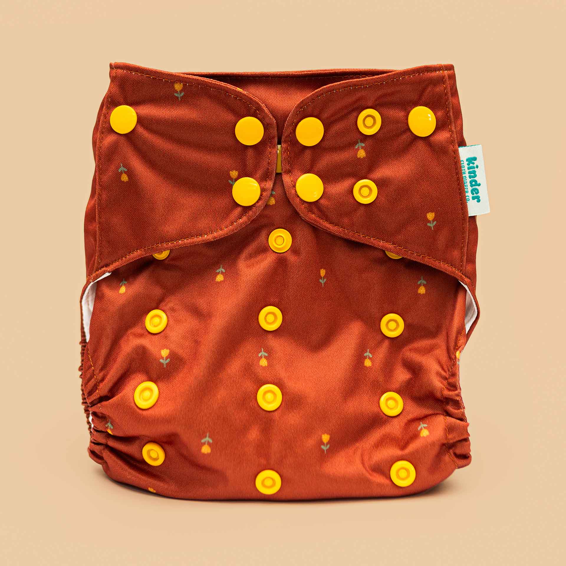 Kinder Cloth Diaper Co. Patterned Pocket Cloth Diaper with Athletic Wicking Jersey