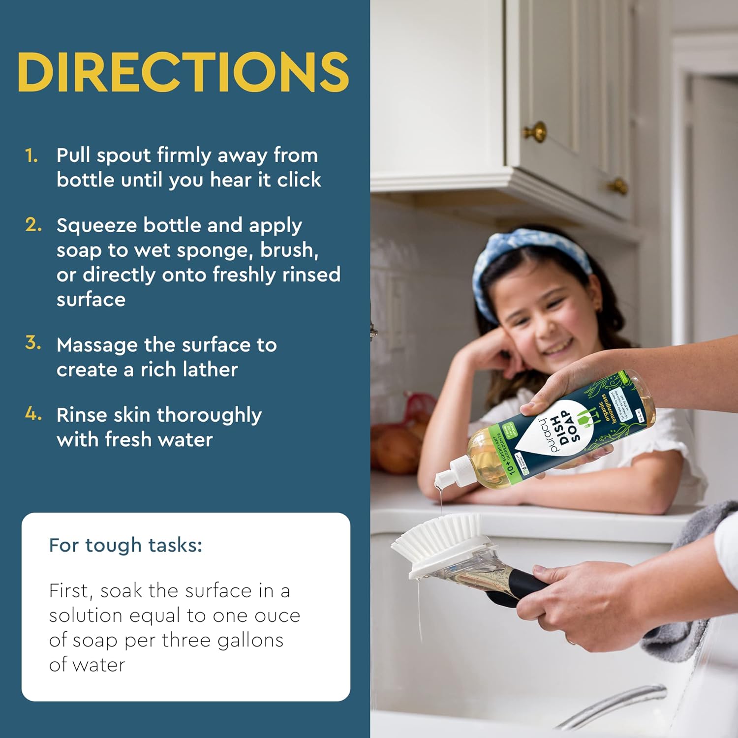 Puracy Dishwasher Pods 50 Count, Natural Dishwasher Detergent, Free & Clear Dish Tabs, Tiktok Trend Items, Enzyme-Powered, Spot & Residue-Free, Must Haves from Tiktok Made Me Buy It