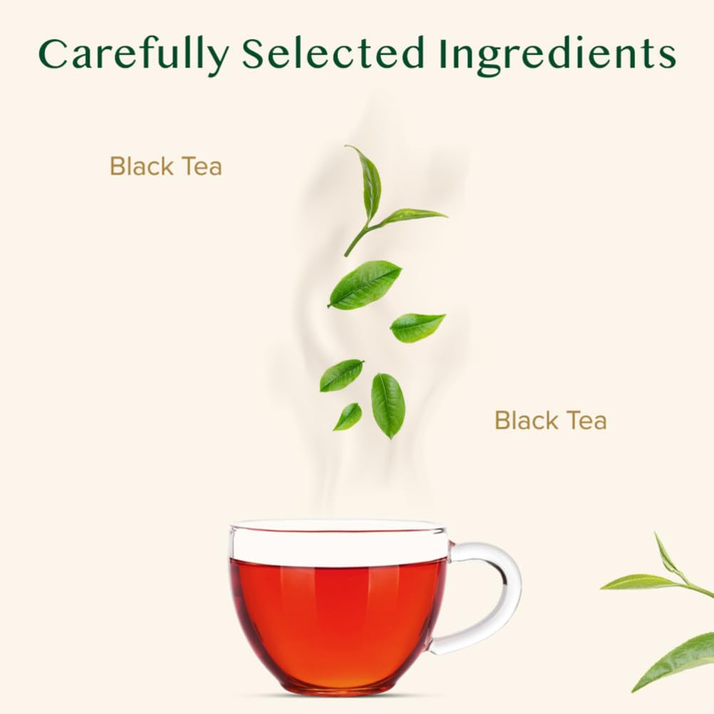 VAHDAM, Organic Turmeric Ginger Herbal Tea Bags (100 Pyramid Tea Bags) Caffeine Free, Non GMO, Gluten Free | 100% Pure Herbal Blend - Savory & Spicy | Plant-Based Tea Bags | Resealable Ziplock Pouch
