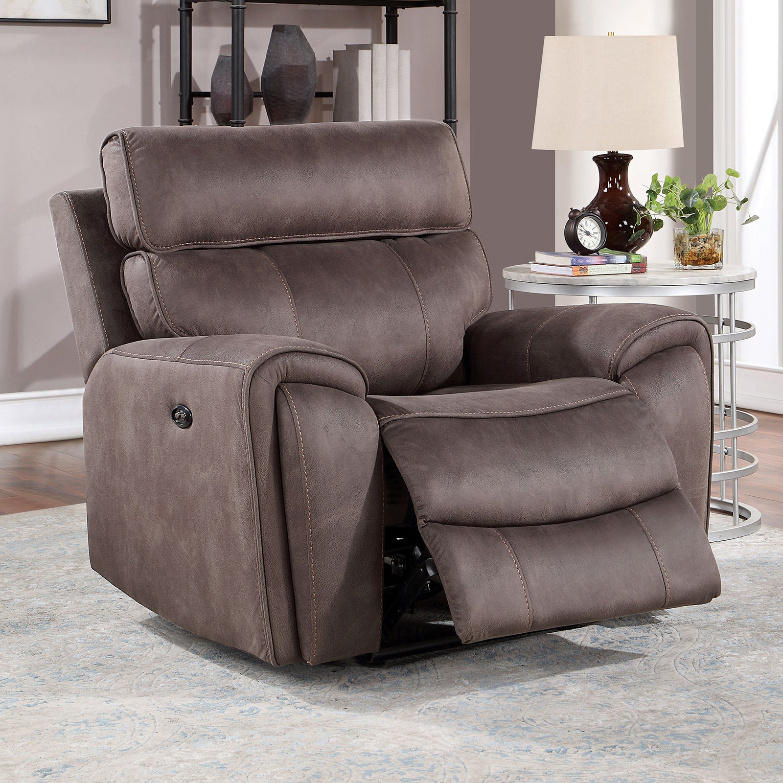 CLINT Power Glider Recliner, Brown