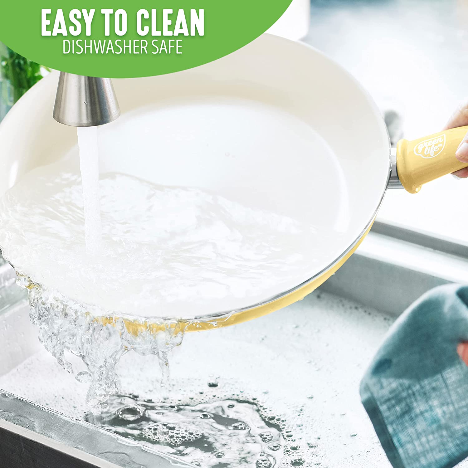 Ceramic non-stick 12-piece pan set