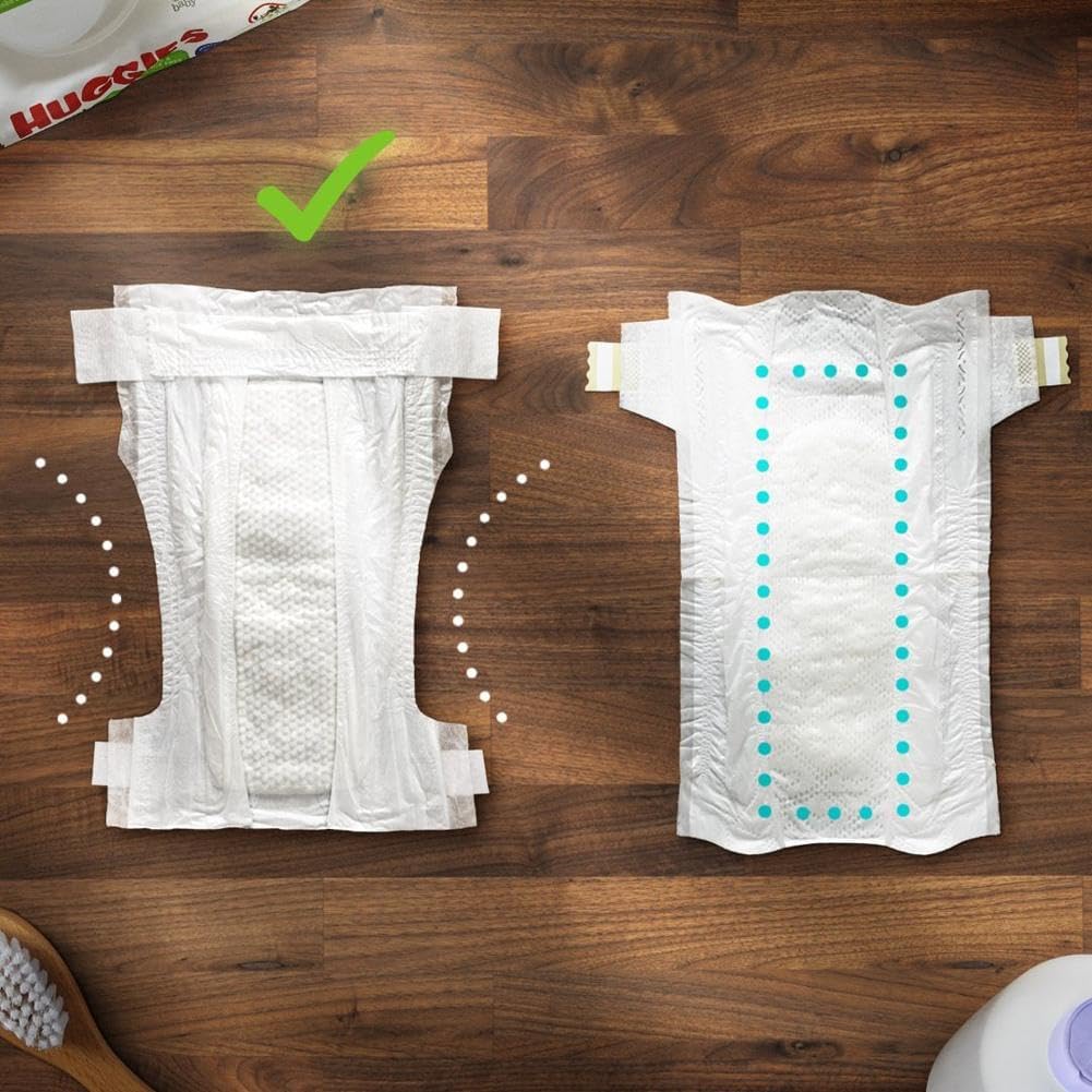 Huggies Size 1 Diapers, Little Snugglers Diapers, Size 1 (8-14 lbs), 198 Ct (6 packs of 33)