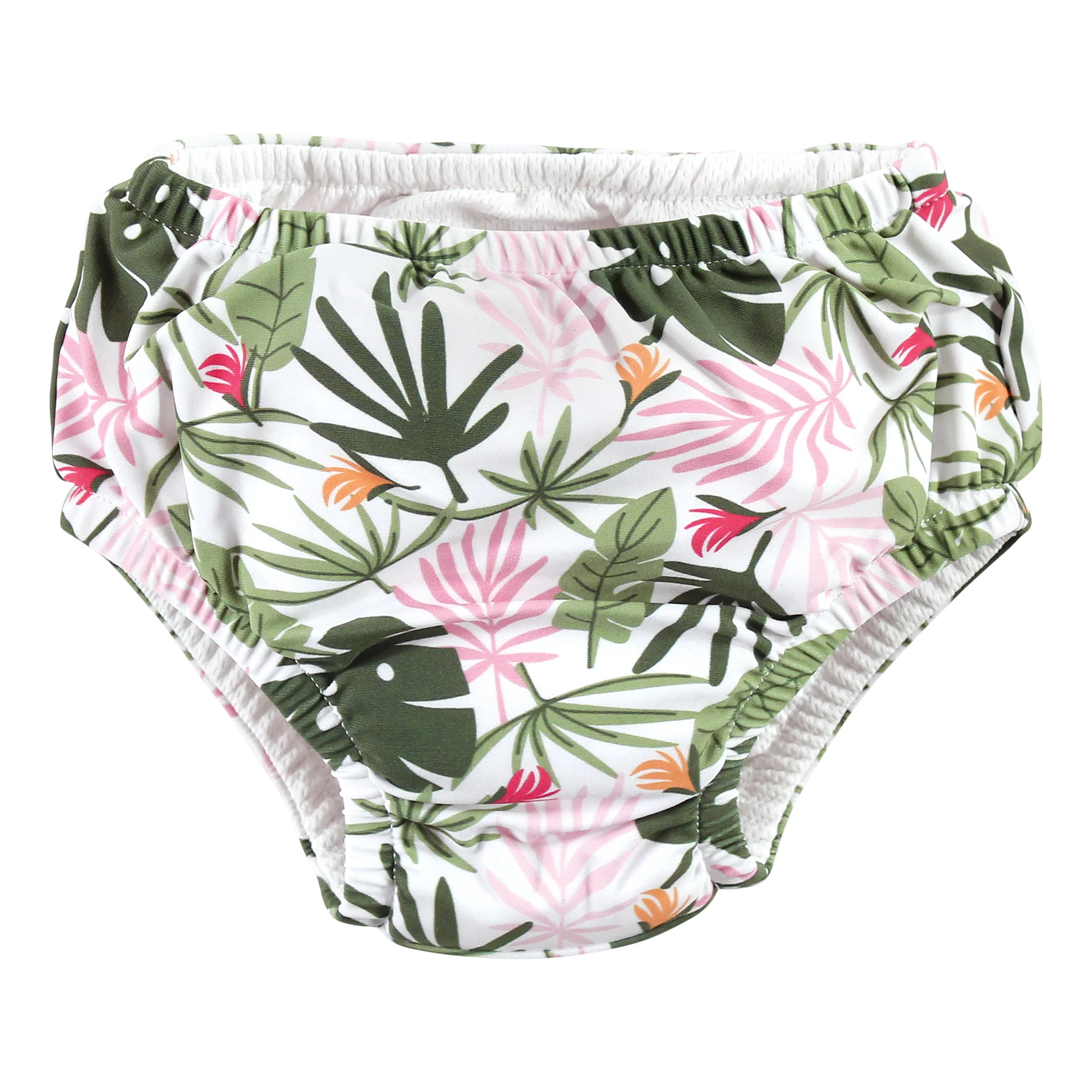 Hudson Baby Infant Girl Swim Diapers, Flamingo Tropical